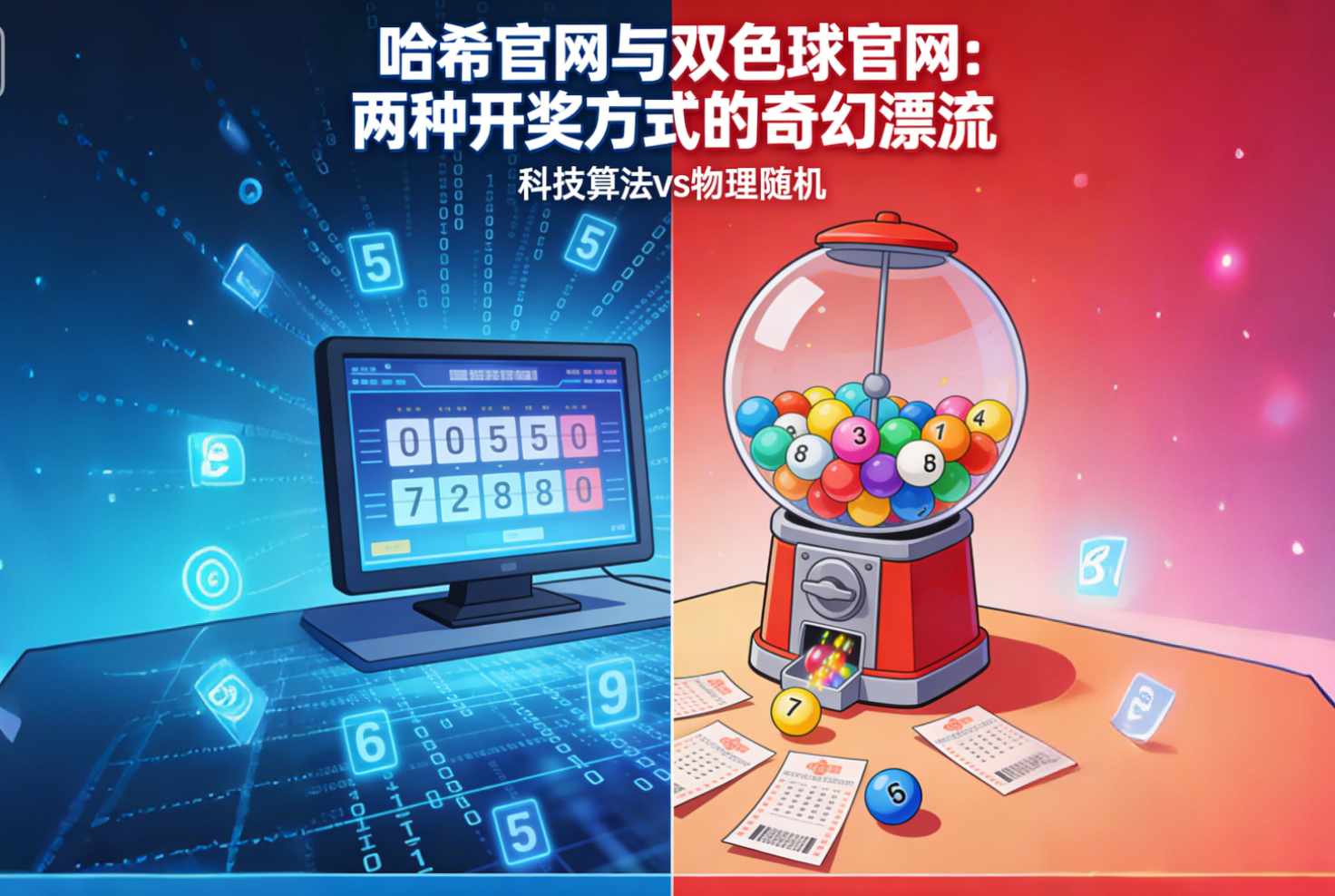 哈希官网与双色球官网：两种开奖方式的奇幻漂流